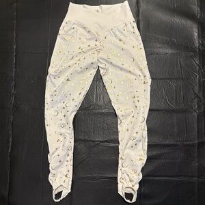 Disney Jasmine White and Gold Leggings